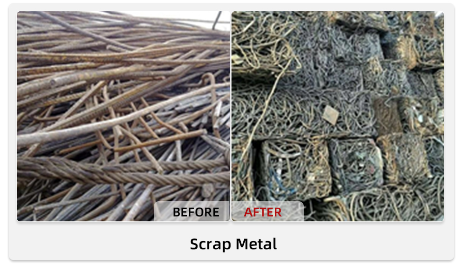scrap rebar chatarra de barras de refuerzo