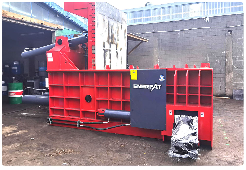 Empacadora de residuos de metal (estilo tapa)