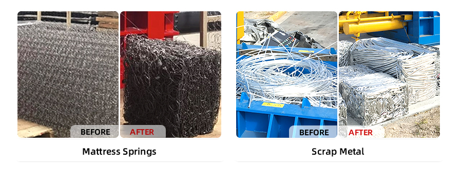 Hopper Style Tire Wire Baler Empacadora de alambre para neumáticos estilo tolva