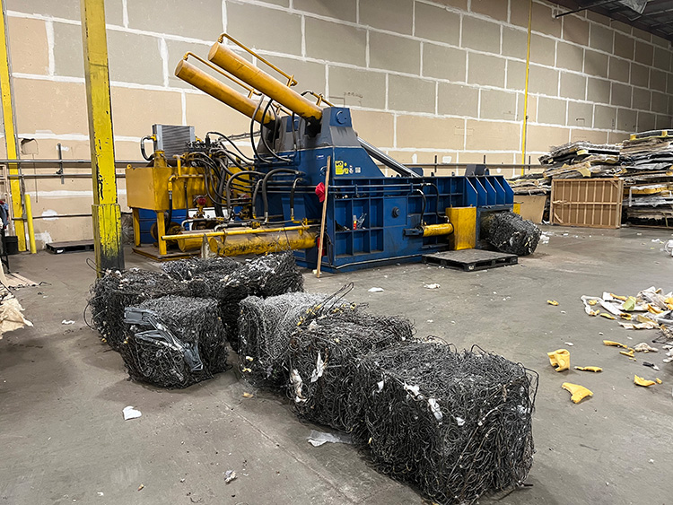 mattress spring baler empacadora de resortes para colchones