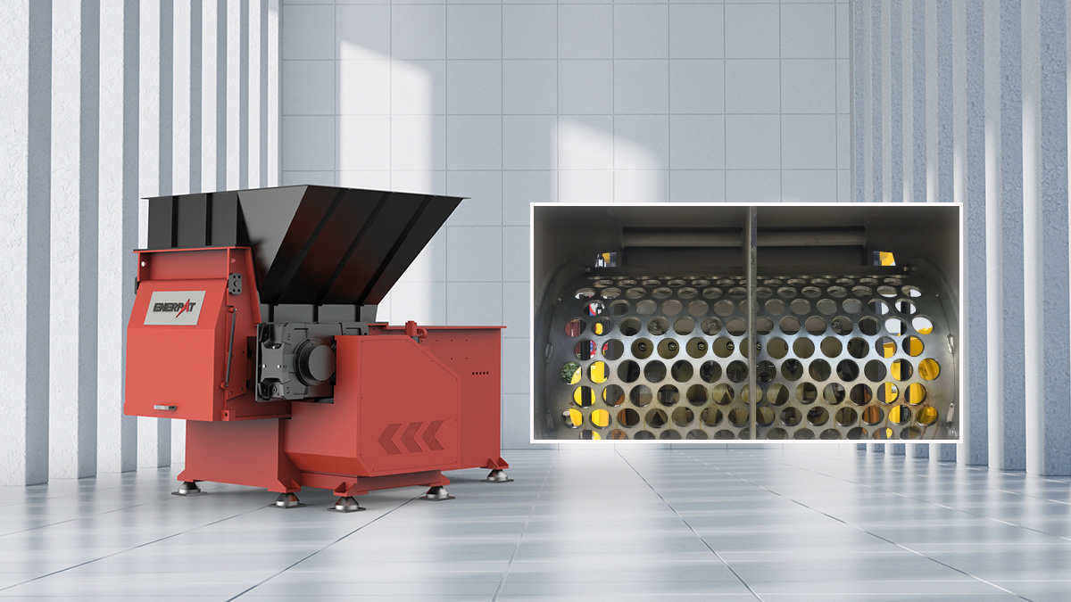 MSA-F800 Shredder Single Shaft Trituradora MSA-F800 de un solo eje