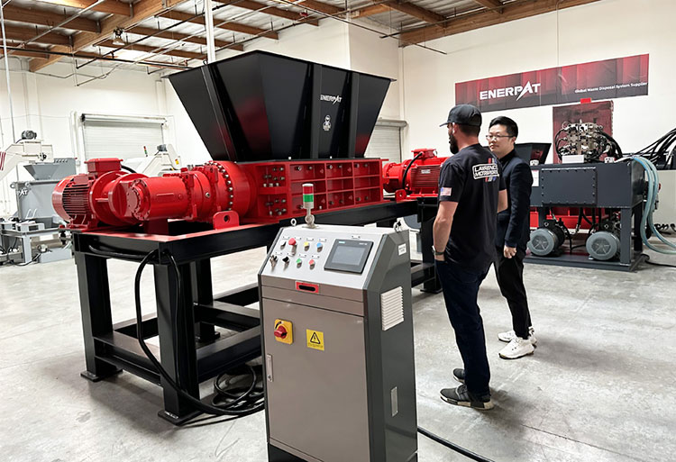 MSB-E500 two shaft shredder Trituradora de dos ejes MSB-E500