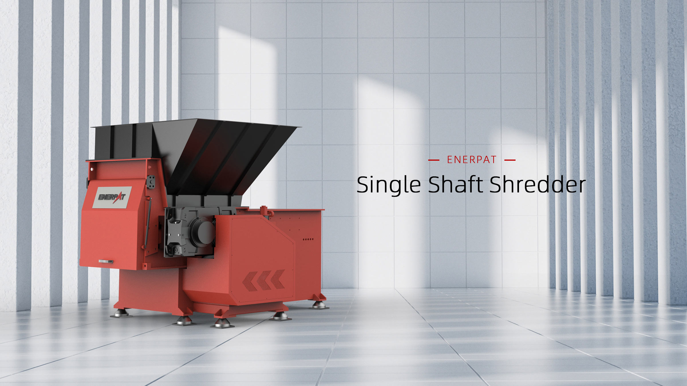 Single Shaft Shredder Trituradora de eje único