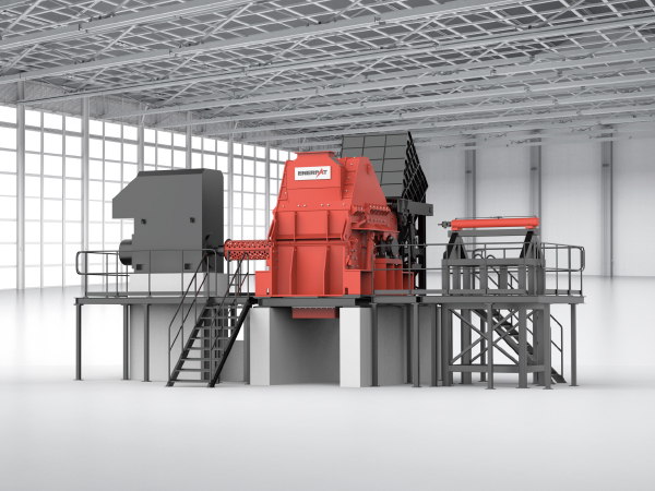 Trituradora Horizontal de Vehículos con Molino de Martillos (560 kW)