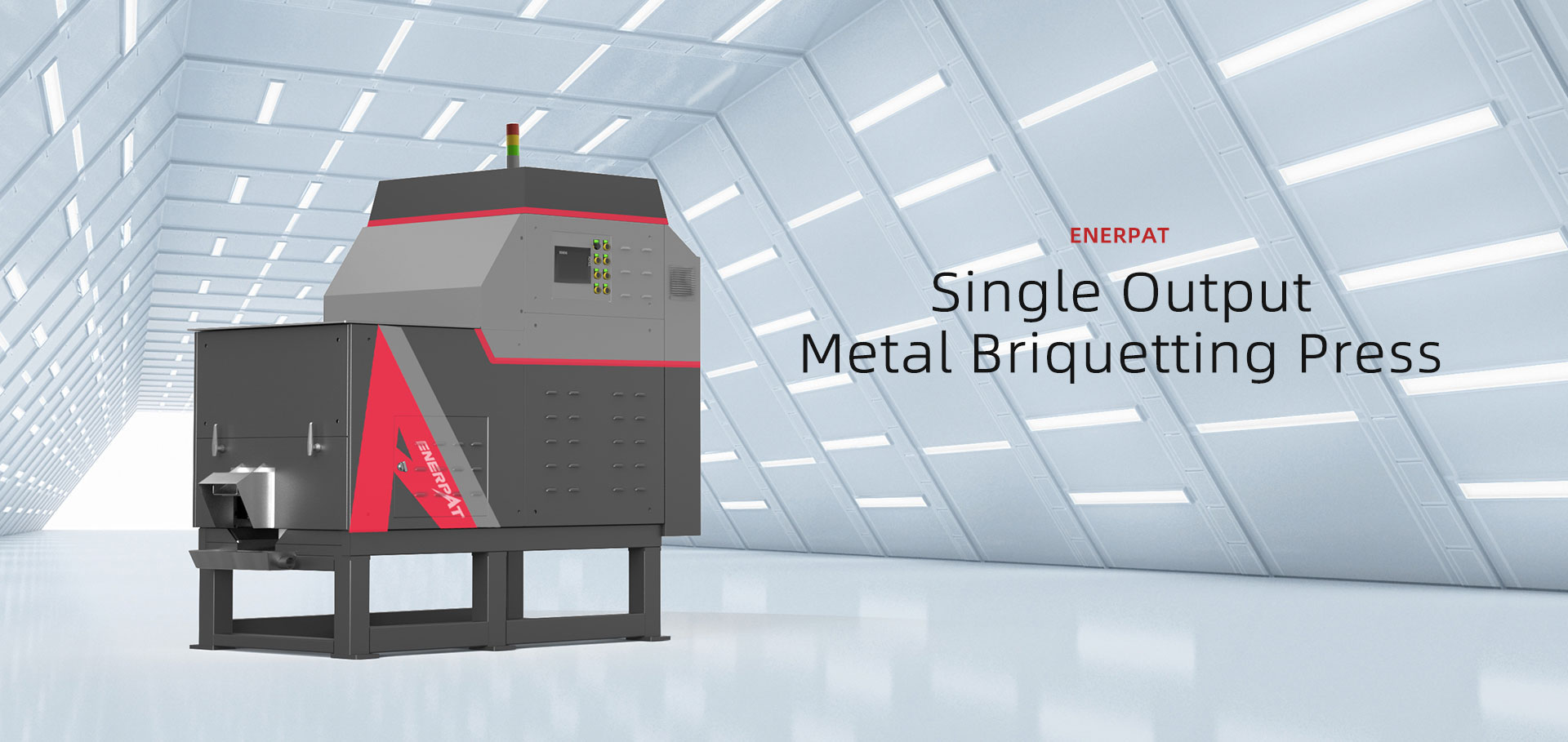 Single Output Metal Briquetting Press Prensa briquetadora de metales de salida única