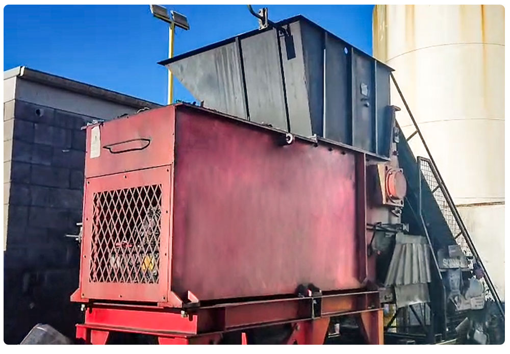 Trituradora de eje único