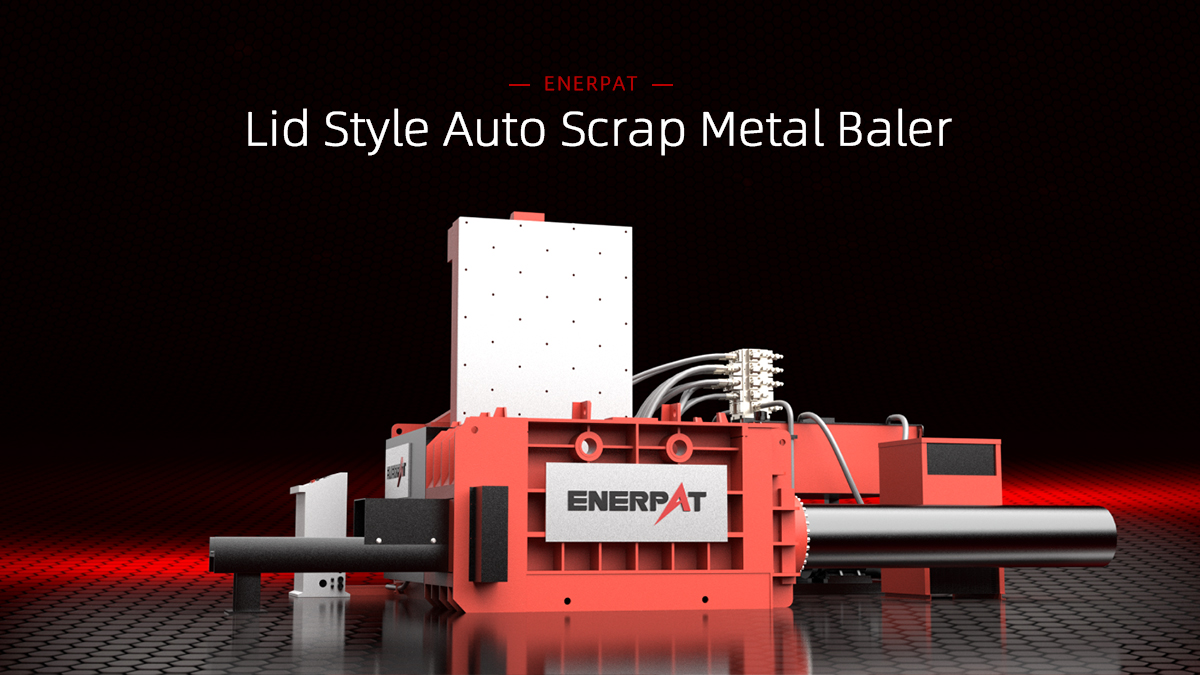 Empacadora de metal automática con tapa