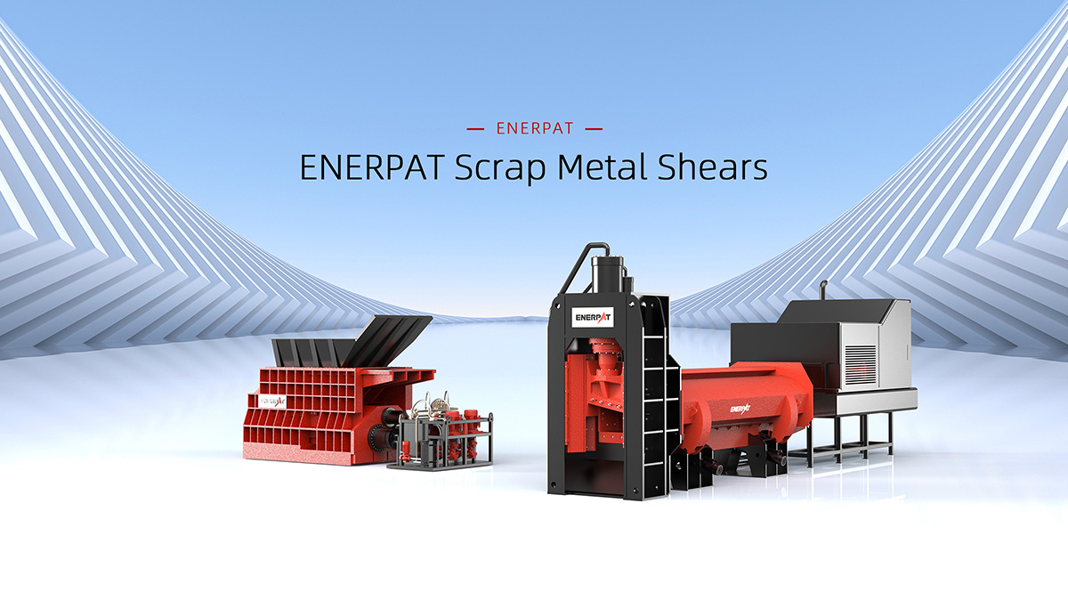 ENERPAT Scrap Metal Shear Manufacturer Fabricante de cizallas para chatarra ENERPAT
