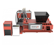 Chip Compacting & Baling Machine Máquina compactadora y empacadora de virutas