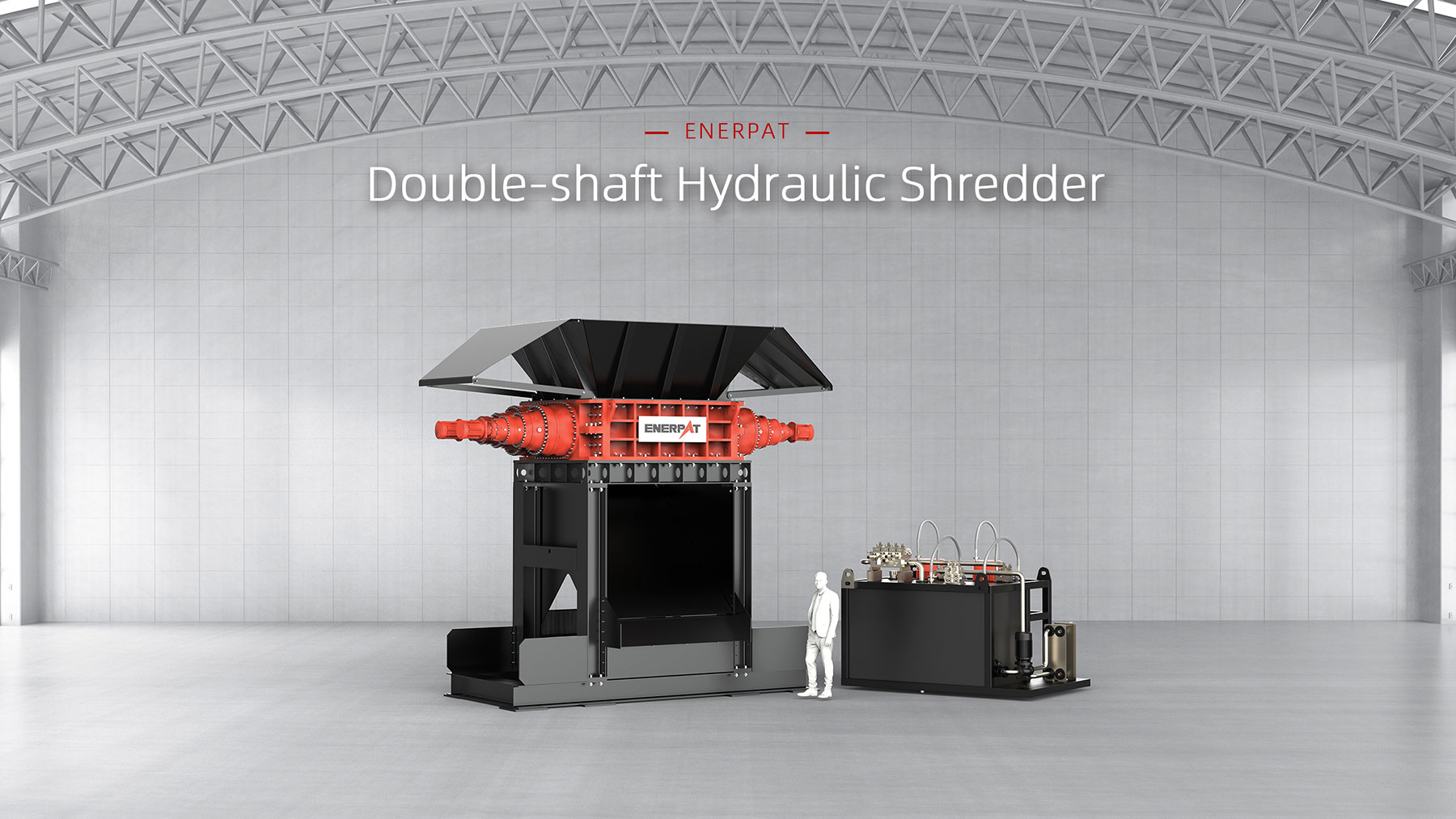 Scrap Metal Shredder (Two Shaft) Trituradora de chatarra (dos ejes)