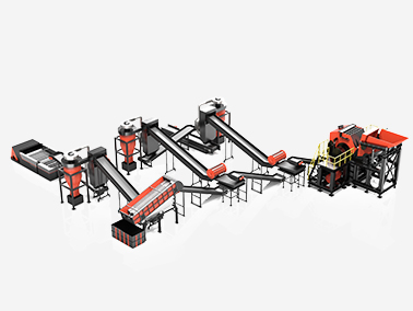 Planta trituradora de aluminio fundido