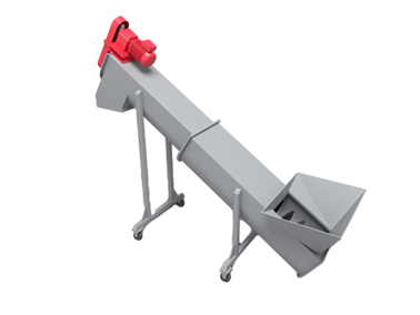 Transportador de alimentación de cadena de acero