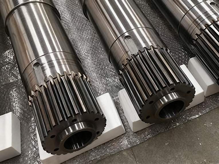 Eje principal estriado