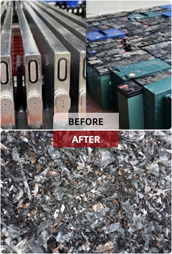 planta de reciclaje de iones de litio