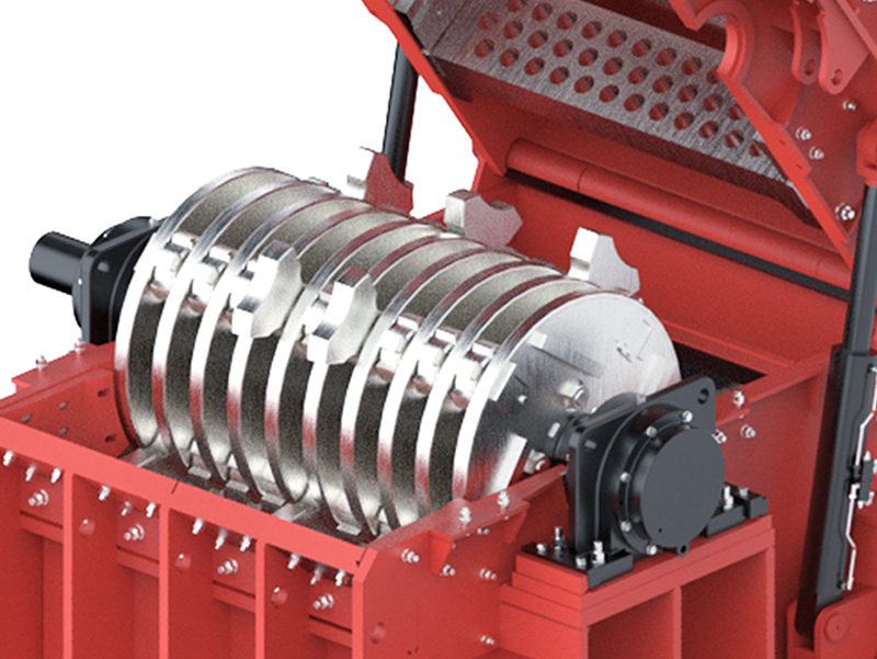 Estructura del eje del cortador de alta resistencia