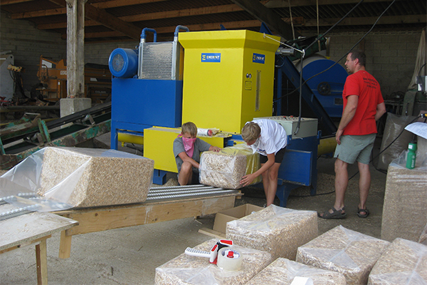 Wood Shaving Baler