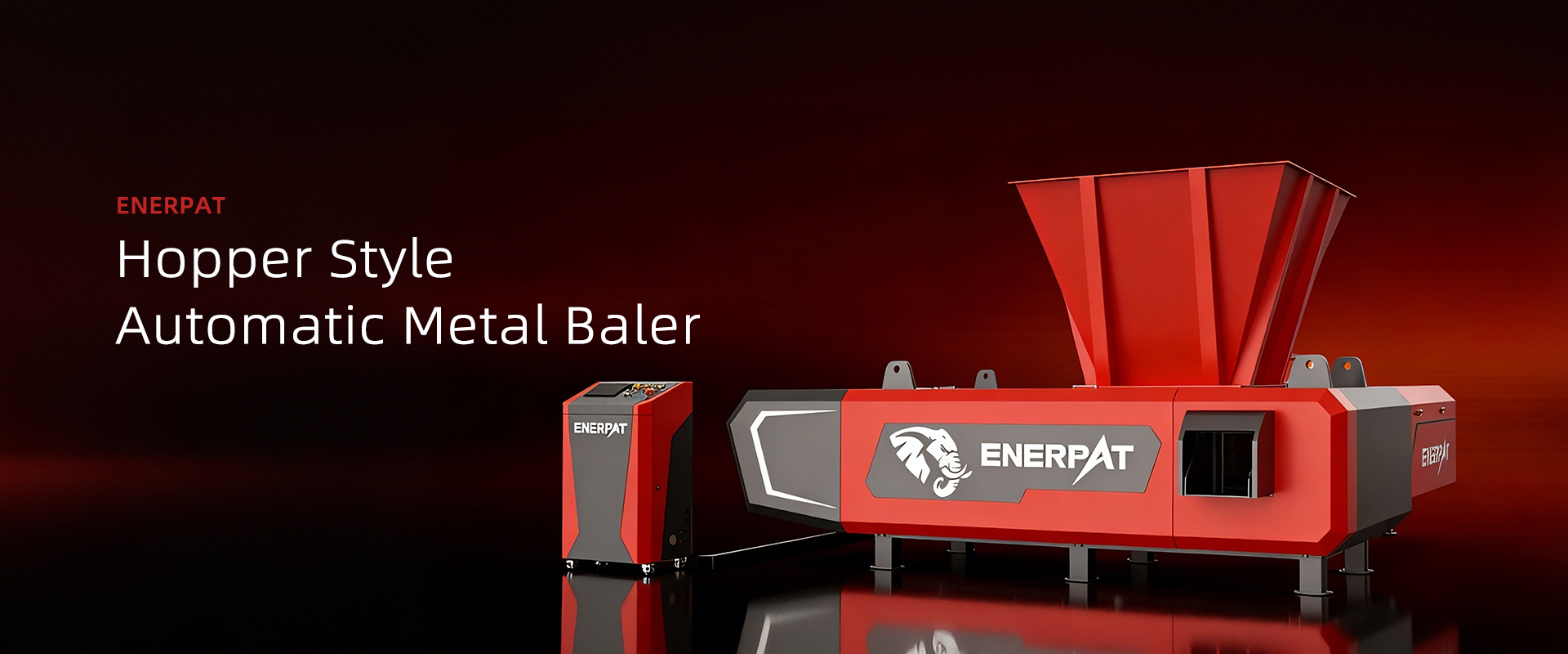 Empacadora de metal autom&aacute;tica estilo tolva 