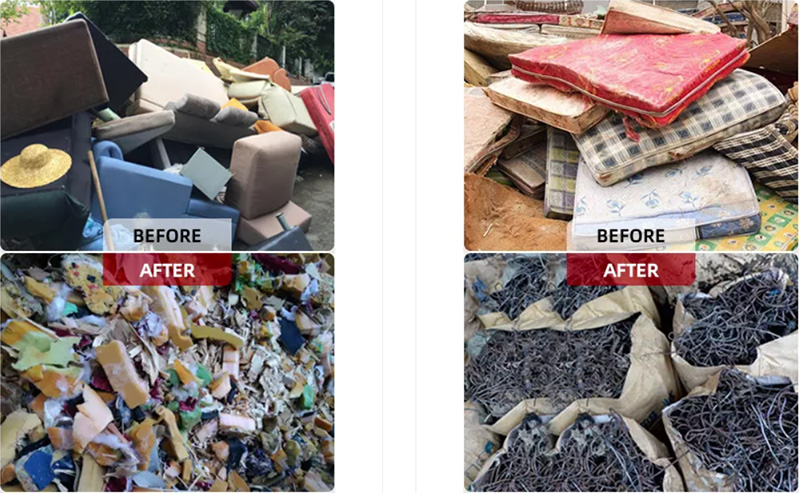 soluci&oacute;n de reciclaje de colchones