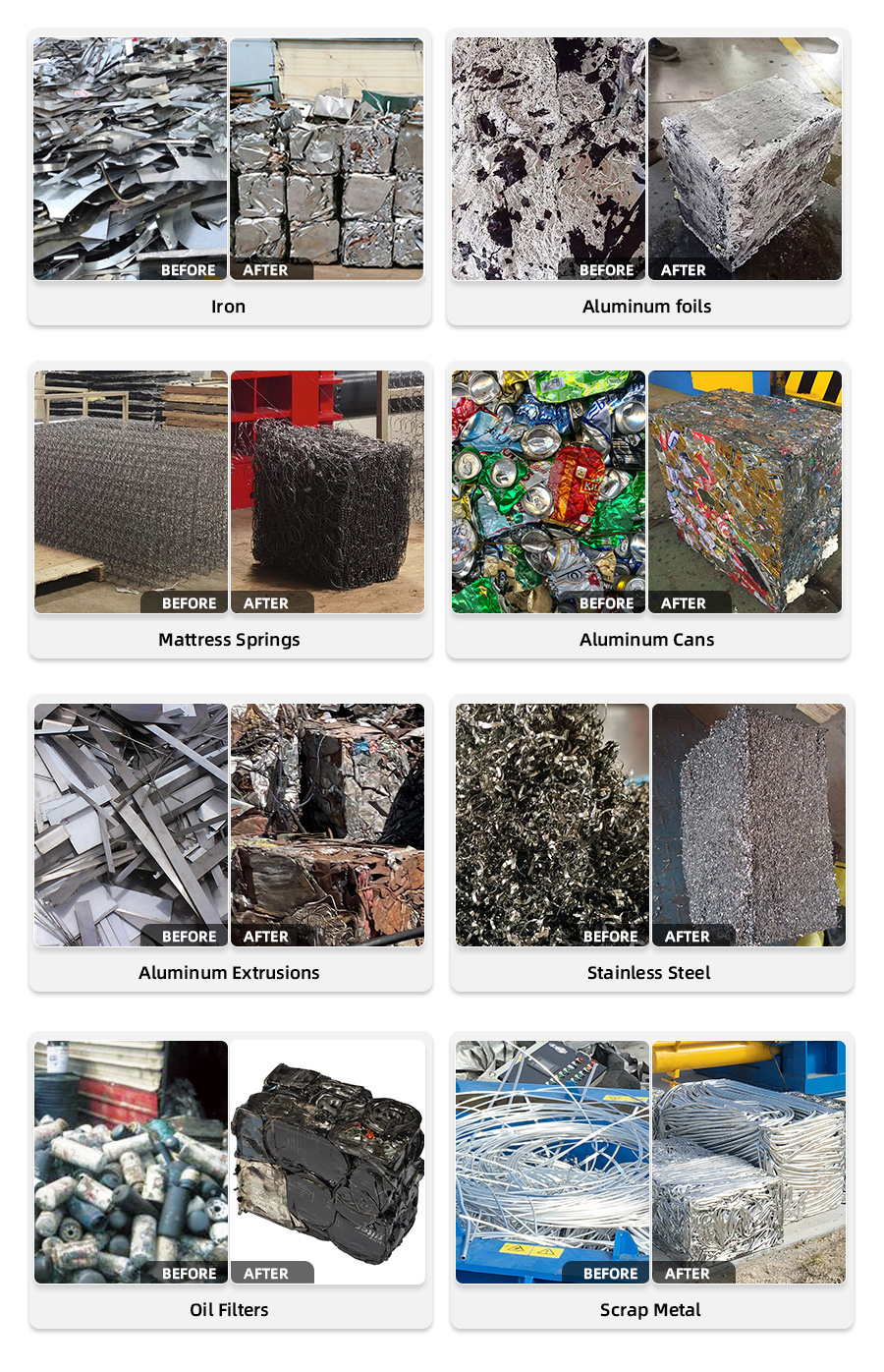 Aplicaciones de productos