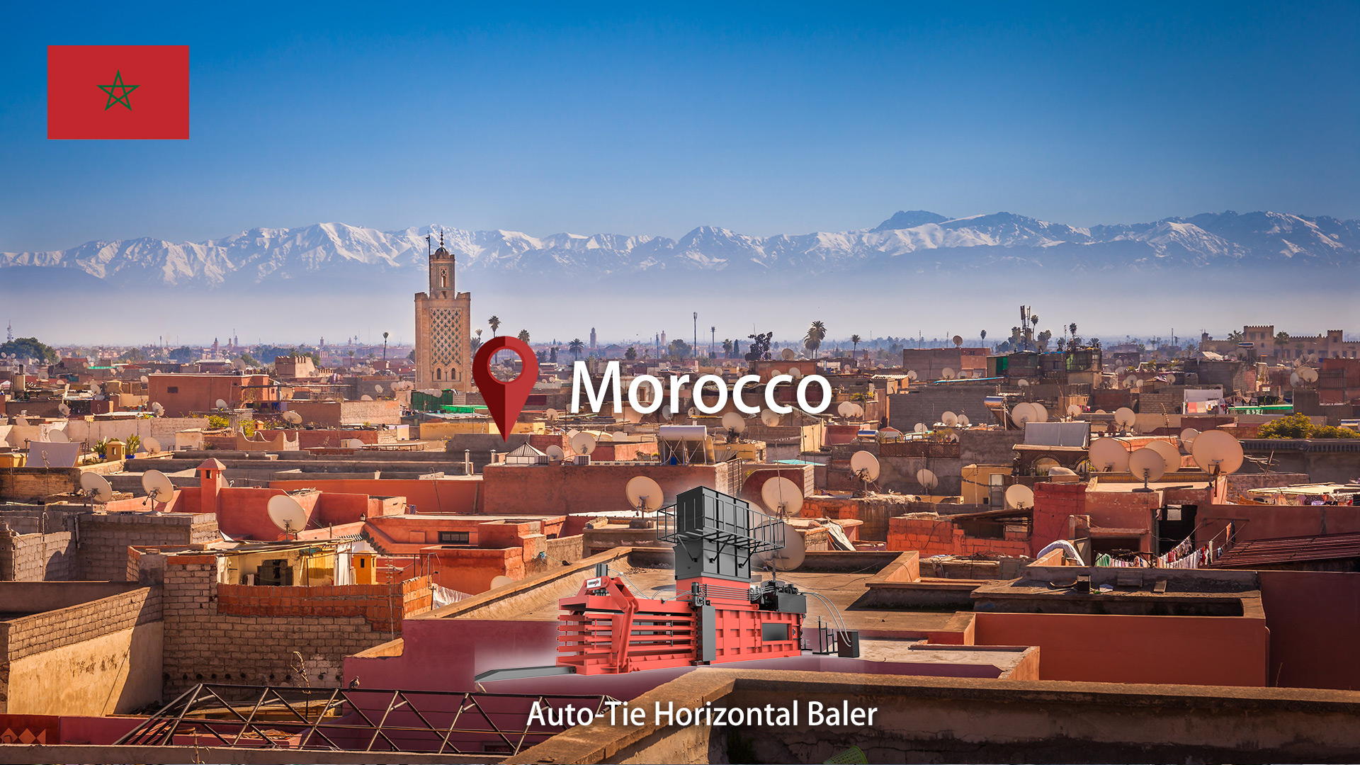 Marruecos: Instalada empacadora horizontal para cajas de cartón ENERPAT