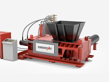 Empacadora de metal (estilo tolva)