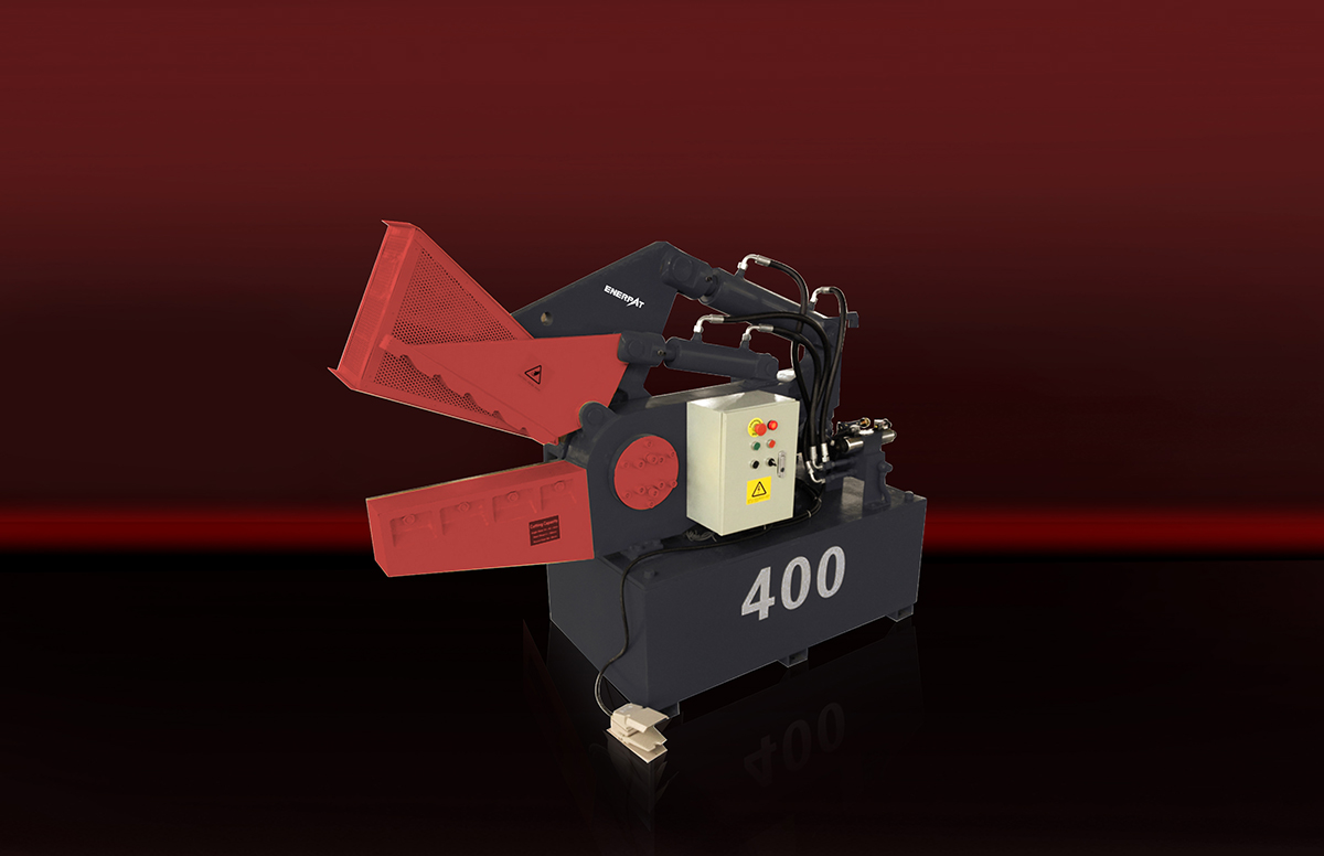 Cizalla de cocodrilo hidr&aacute;ulica