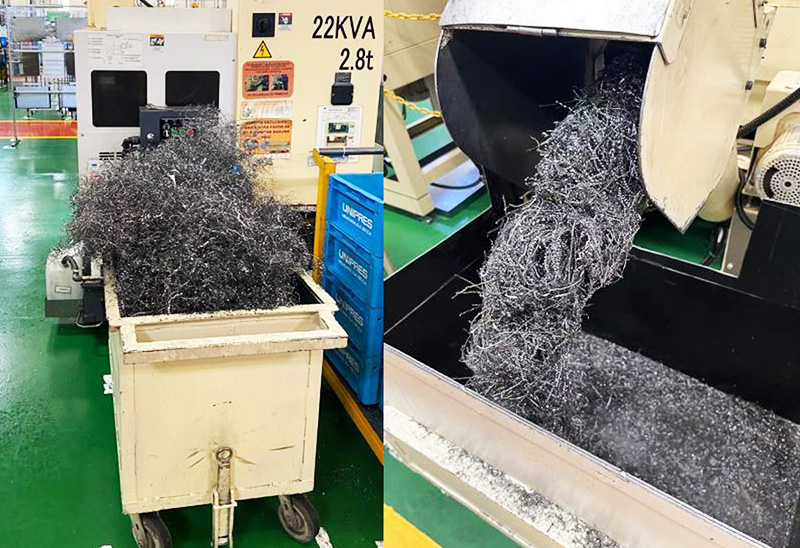 Chip de metal CNC 