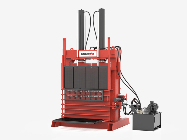 Empacadora de llantas de desecho