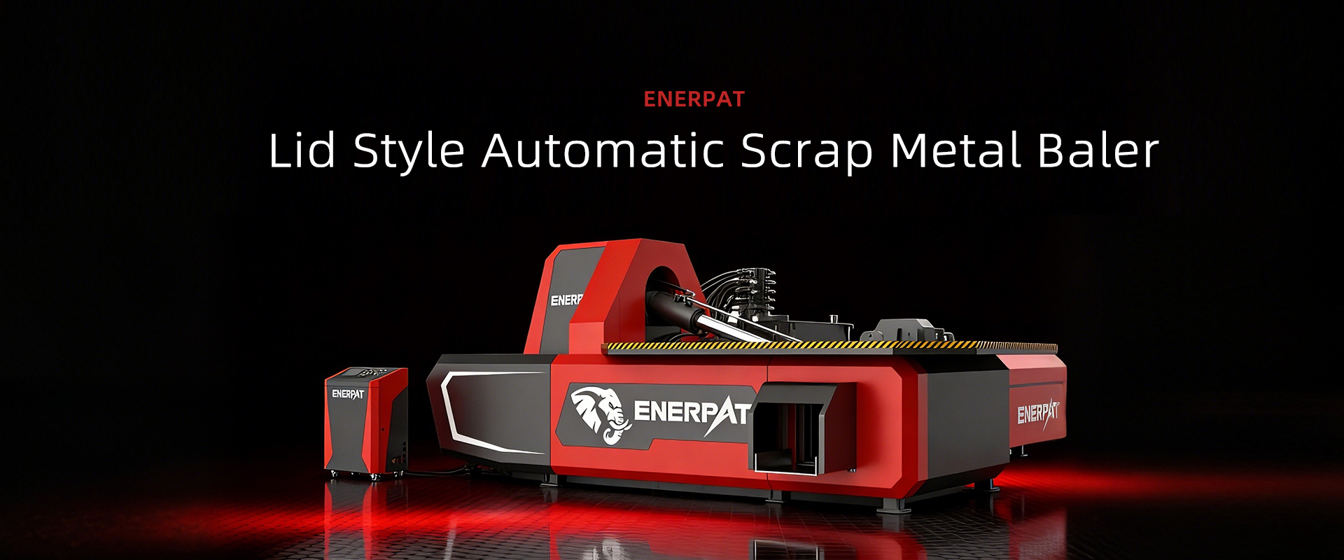 Empacadora autom&aacute;tica de chatarra estilo tapa 