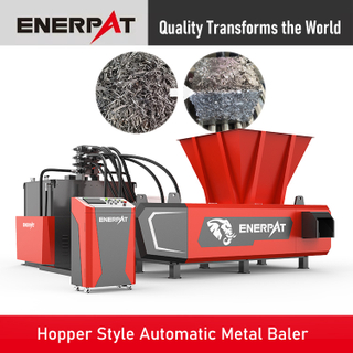 Empacadora de metal automática estilo tolva 