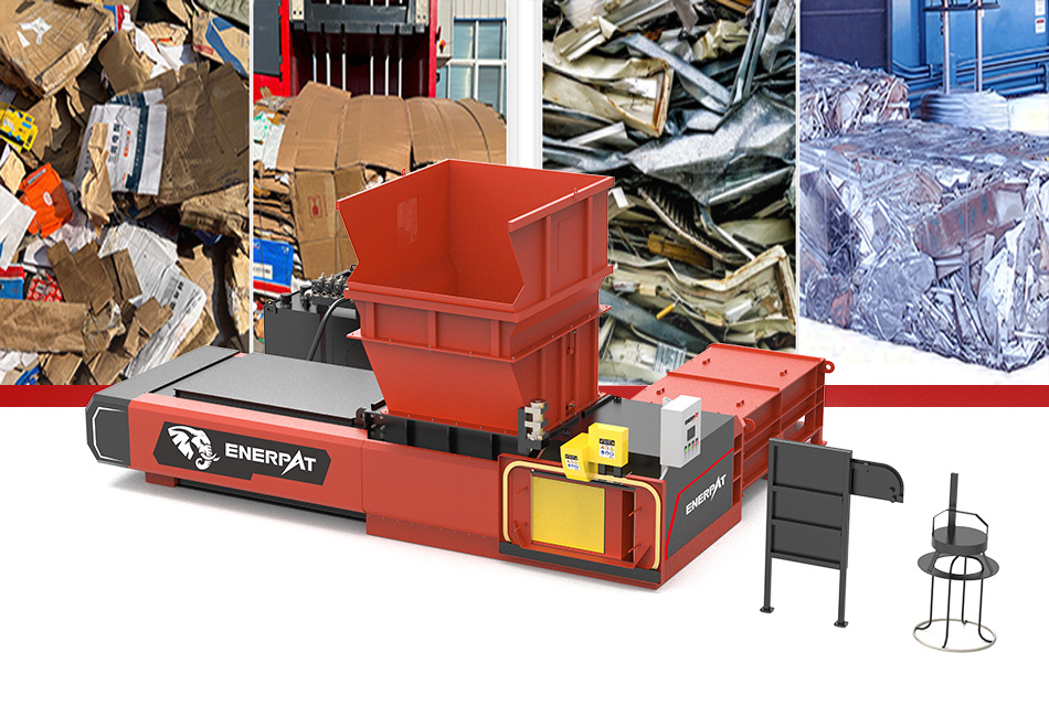 Empacadora de dos arietes