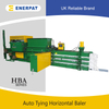 Small Fully Automatic Horizontal Baler HBA40-7272