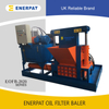 Oil Filter Compactor Machine 