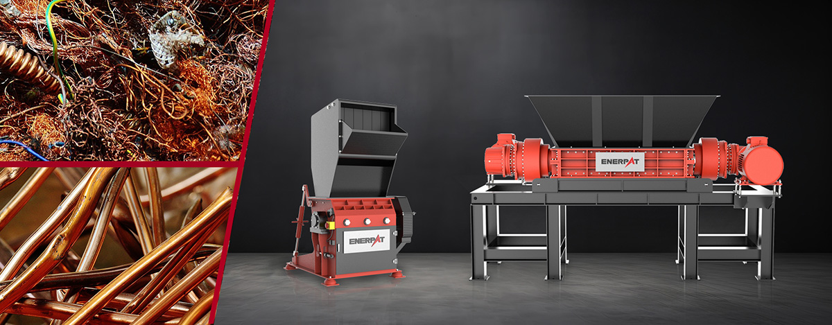 Máquina trituradora de cobre