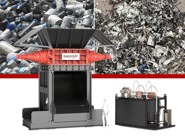 Máquina trituradora hidráulica ENRPAT MSB-H2200: revolucionando el reciclaje de metales para un cliente australiano