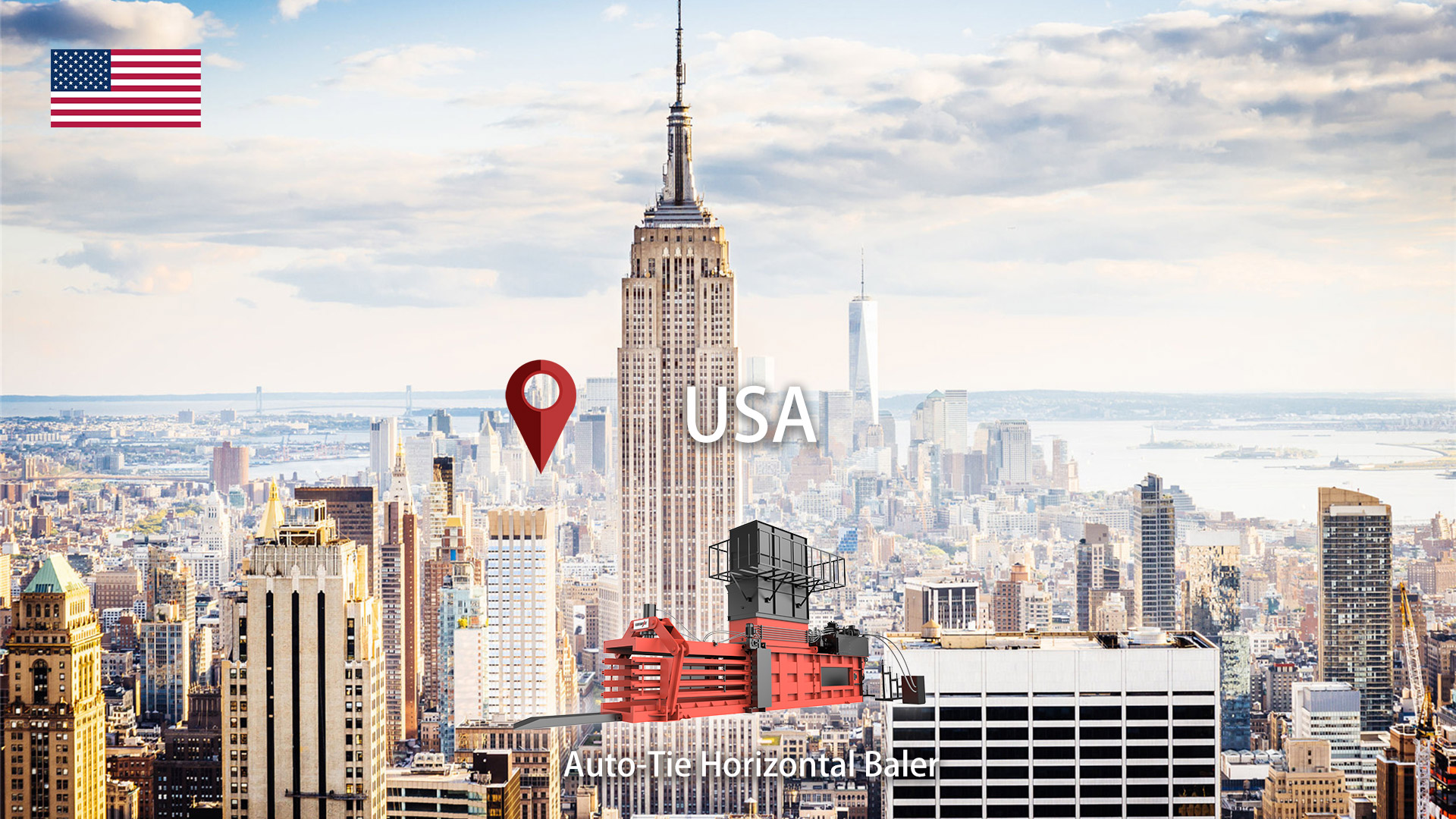 Estados Unidos: Se instalan las máquinas prensadoras de papel usado con amarre automático ENRPAT 4, las más vendidas