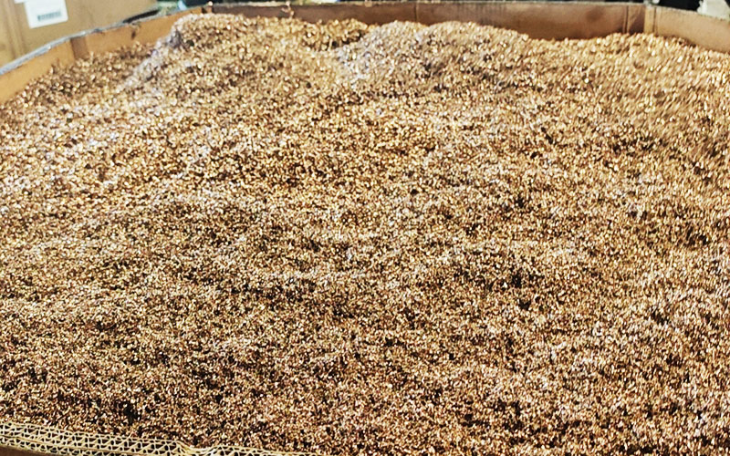 Virutas de cobre