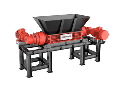 Trituradora de dos ejes