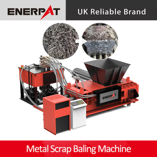 Máquina abocardadora de aluminio ENRPAT Flash para empacado de chatarra