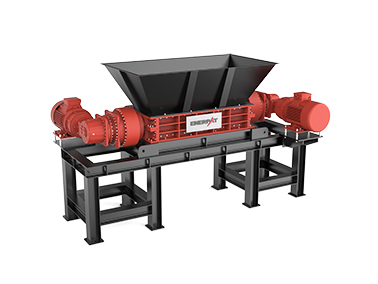 Trituradora de dos ejes