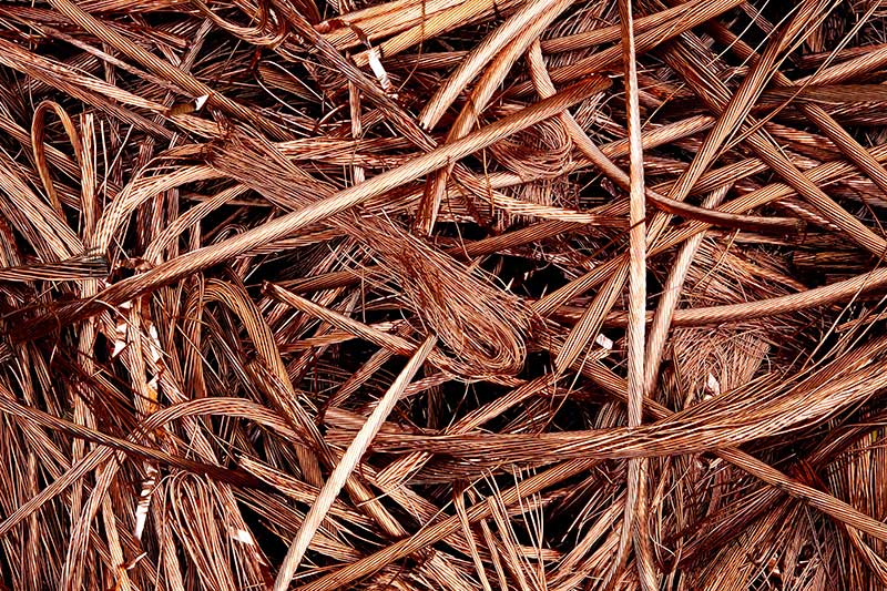 Proceso de reciclaje de cobre