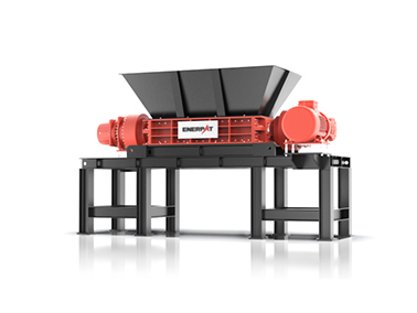 Trituradora de dos ejes