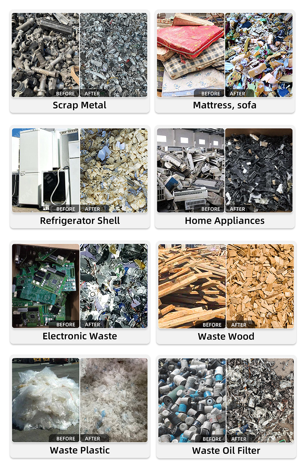 Aplicaciones de productos