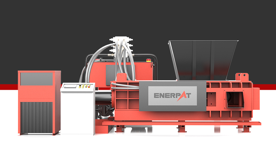 Empacadora de metal tipo tolva AMB-H1075-100