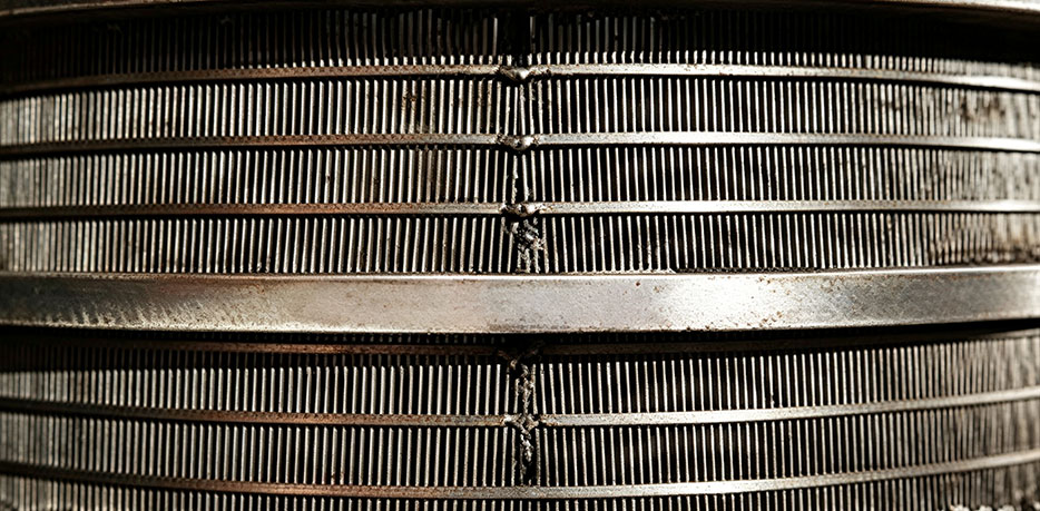 Criba de alambre en forma de cuña de acero inoxidable