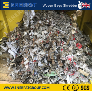 Industrial Two Shafts Shredder for woven bags