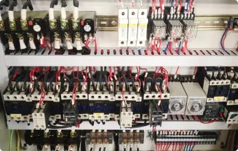Sistema eléctrico Schneider con PLC