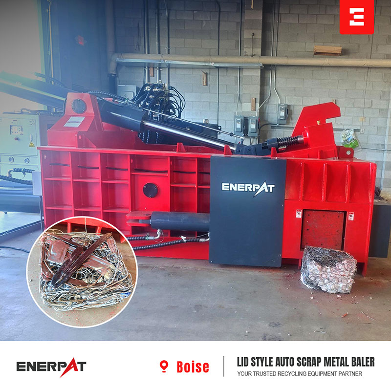 Empacadora hidr&aacute;ulica de metal ENRPAT AMB-L2014-250 para resortes de colch&oacute;n instalados