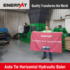 Empacadora de desechos horizontal con amarre automático HBA80-11075