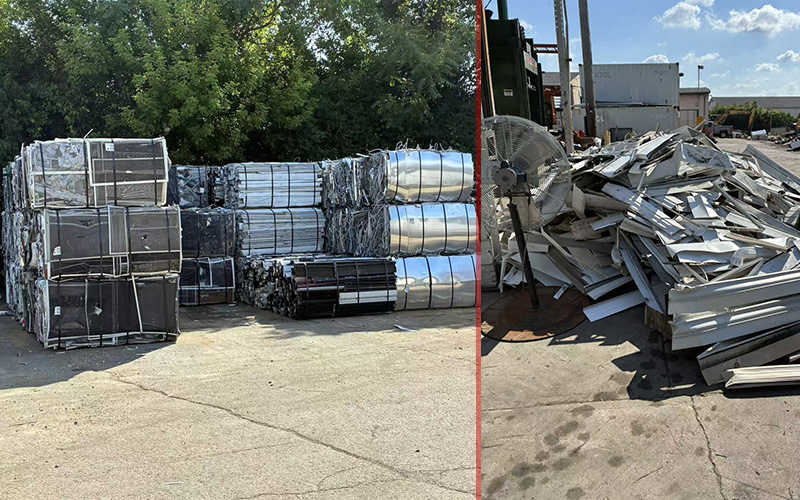Instalaci&oacute;n de reciclaje de chatarra en Columbus.